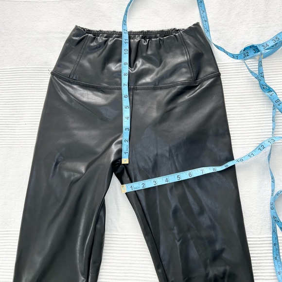 Design Lab High Waist Faux Leather Leggings - Picture 8 of 14